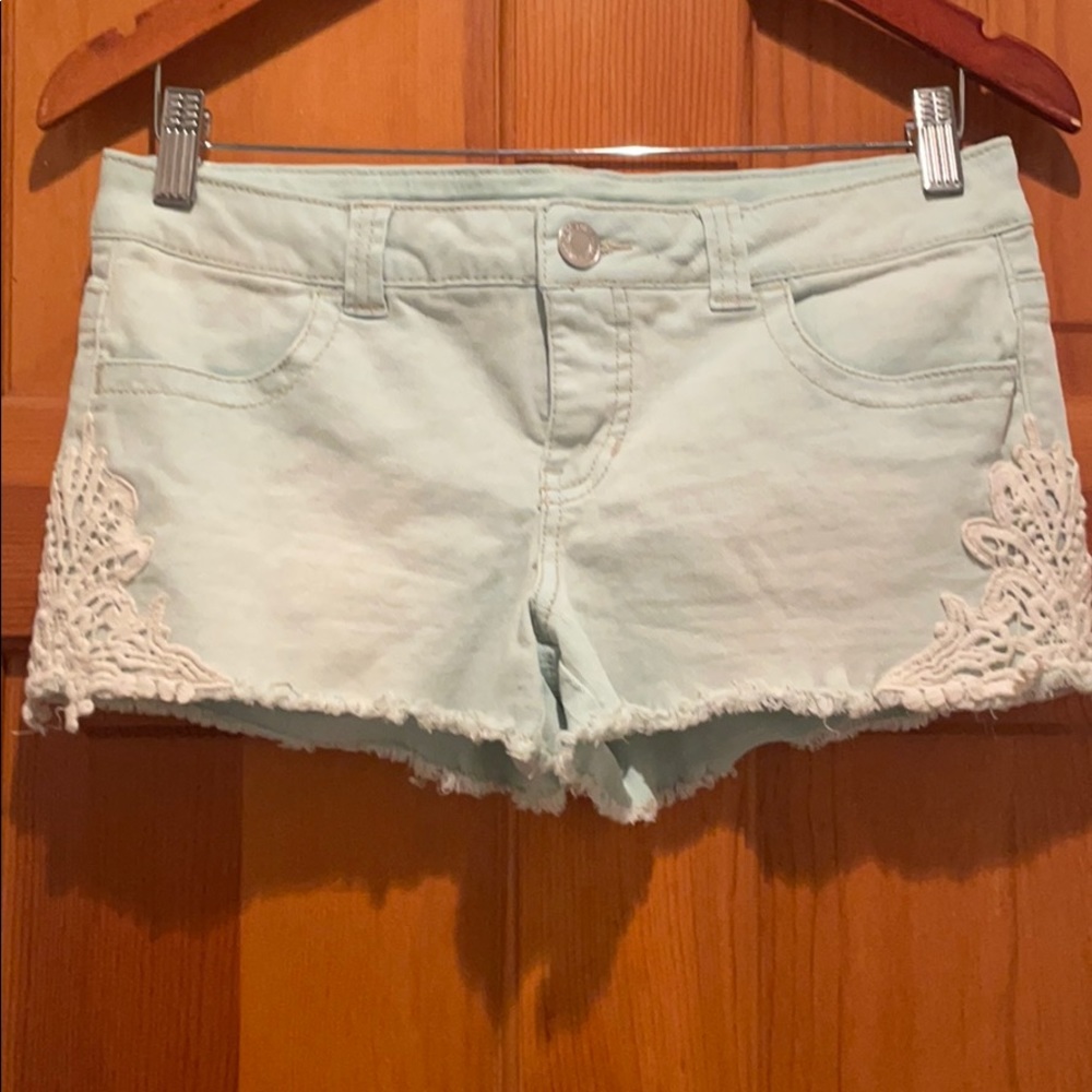 Mint Green Shorts